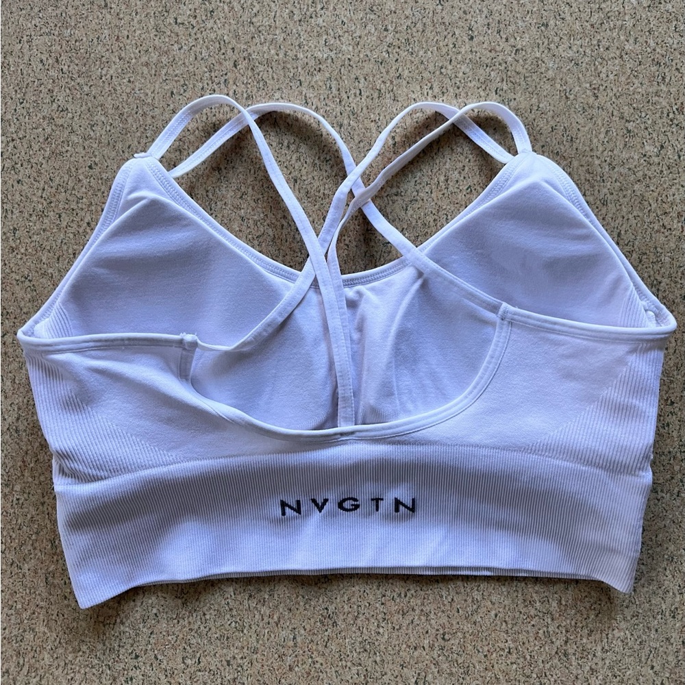 NVGTN Flourish Bra - White